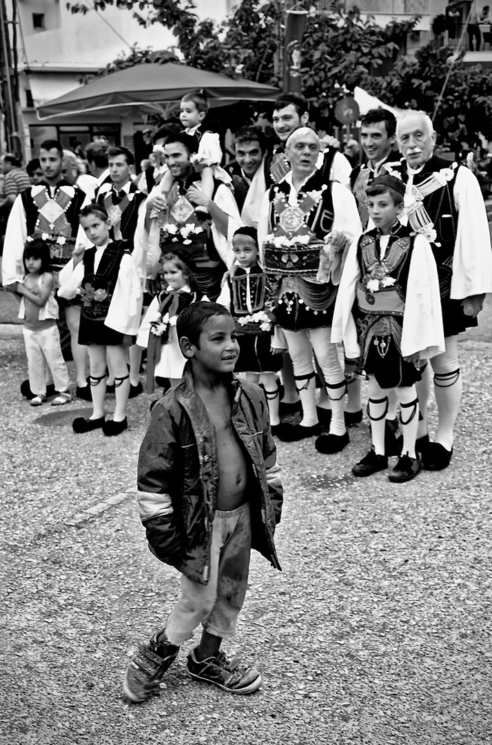 At the Saint Symios Festival,  Greece, 2014