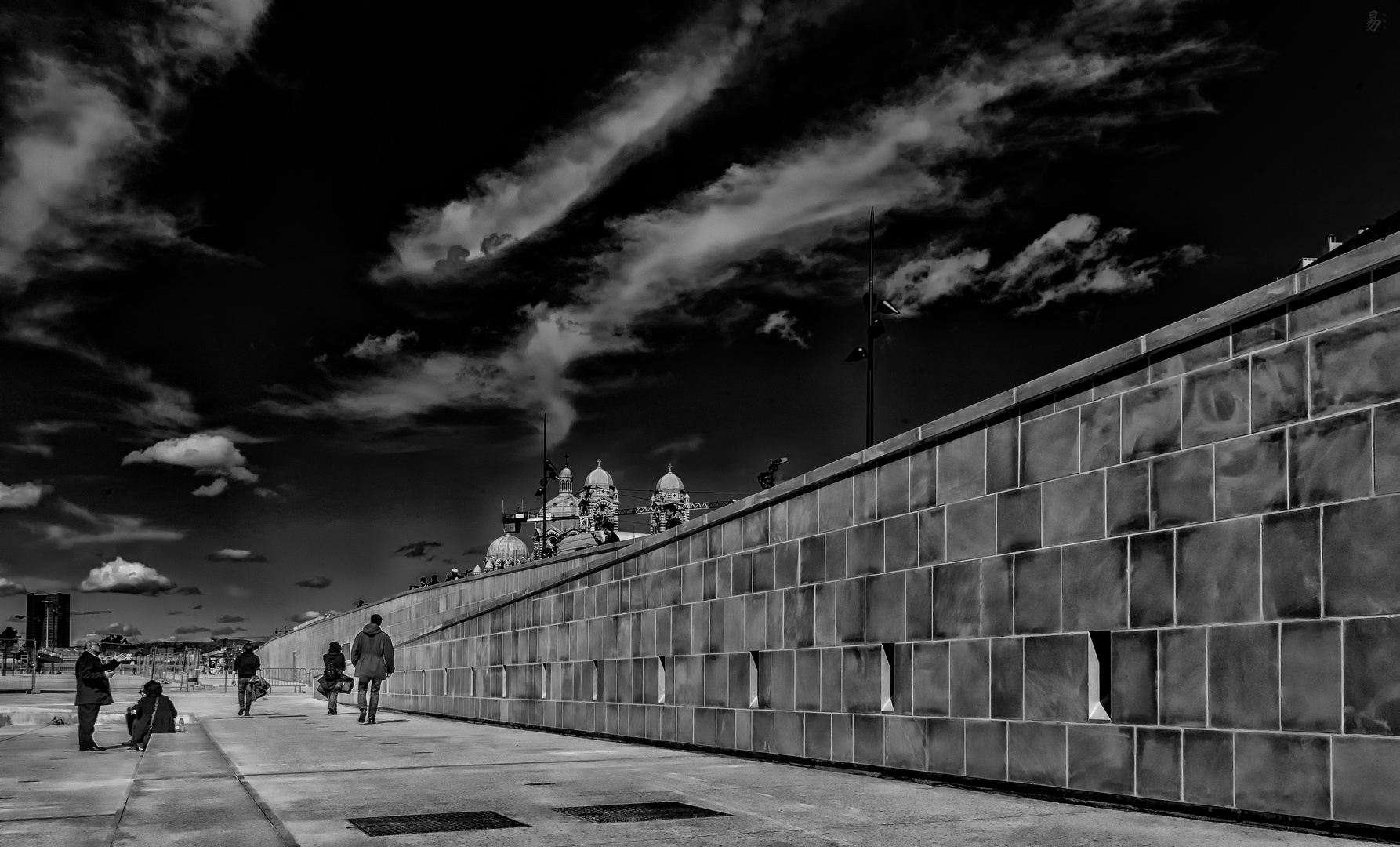 at the seaside