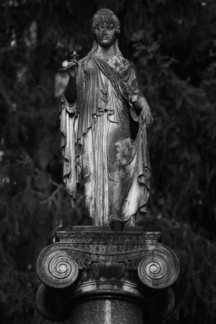 At the Secret Cementary in Berlin