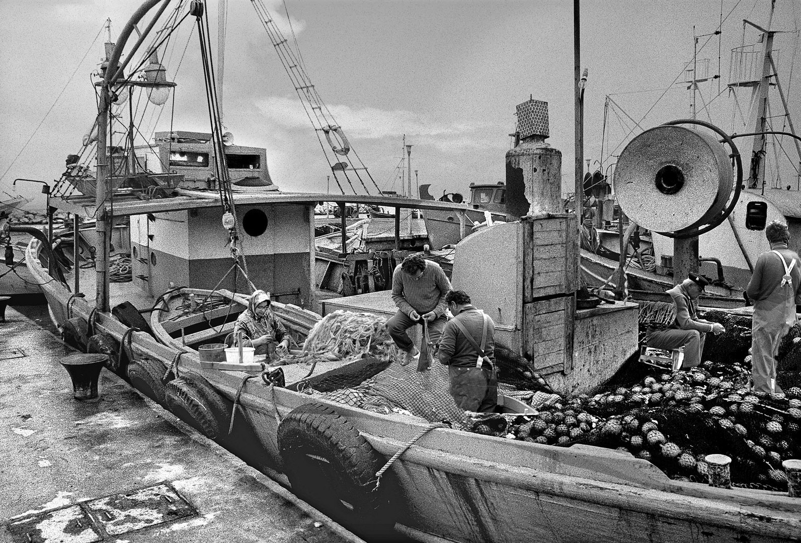 At the ship yard