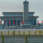 At the Tian'anmen square in Beijing