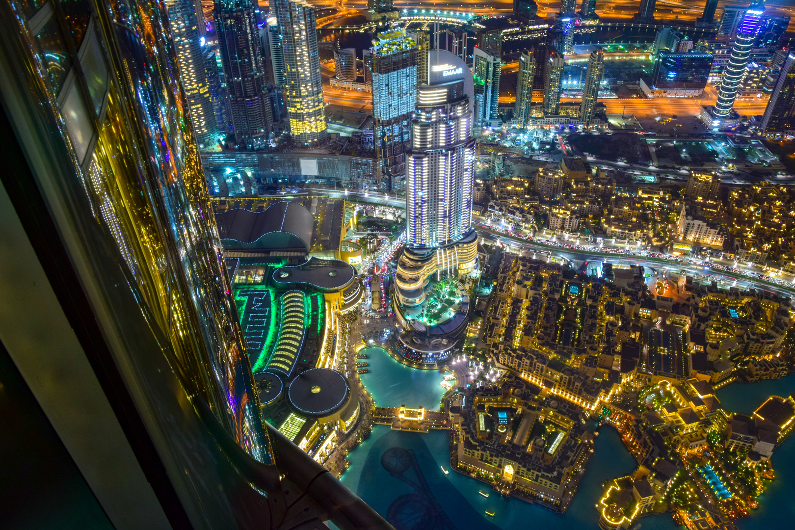 At the top Burj Khalifa