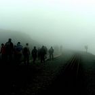 at the top of snowdon