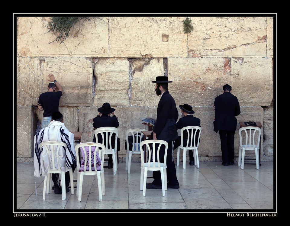 At the Wailing Wall I, Jerusalem / IL