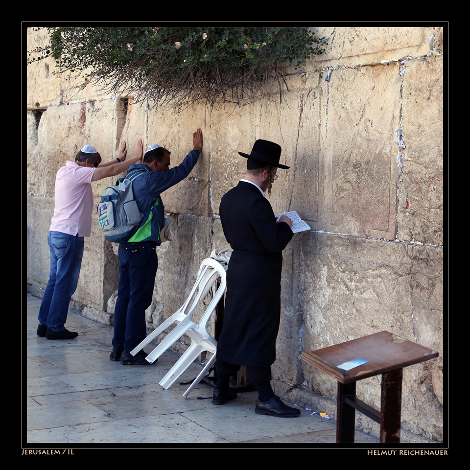 At the Wailing Wall III, Jerusalem / IL