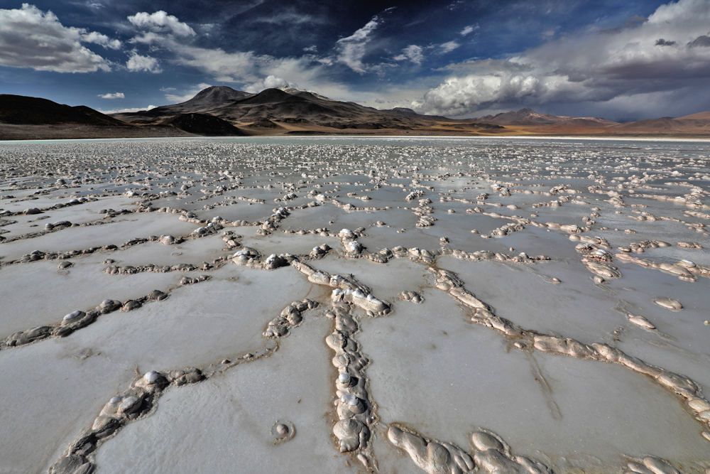 Atacama #10 Strukturen im Salzsee