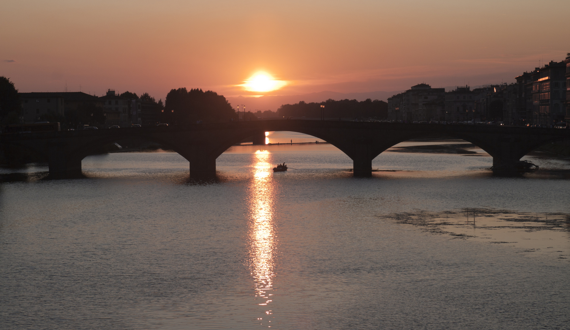 atardece en florencia