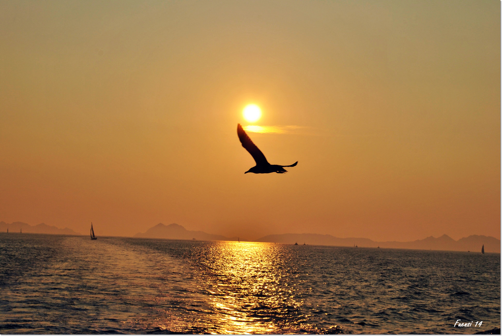 Atardece en las Islas Cies, El PARAISO