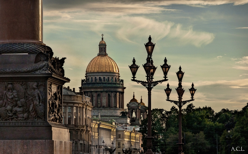 Atardece en San Petersburgo