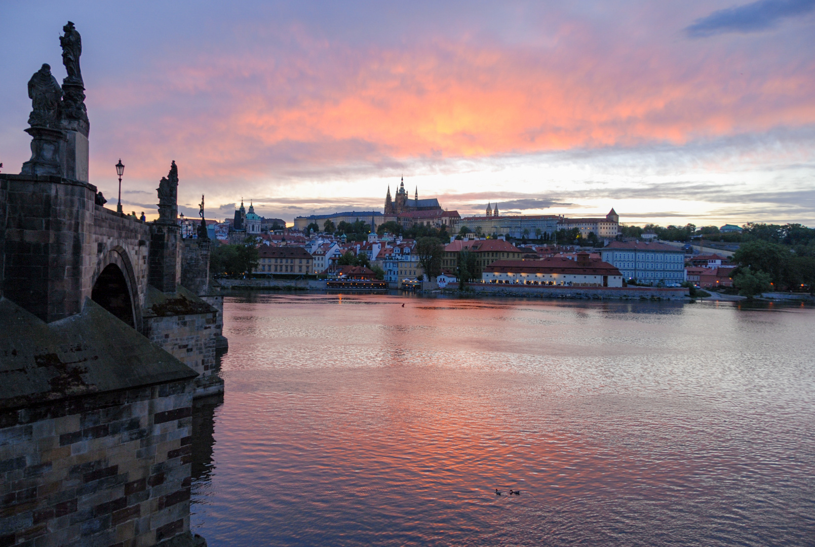 Atardeceer en Praga