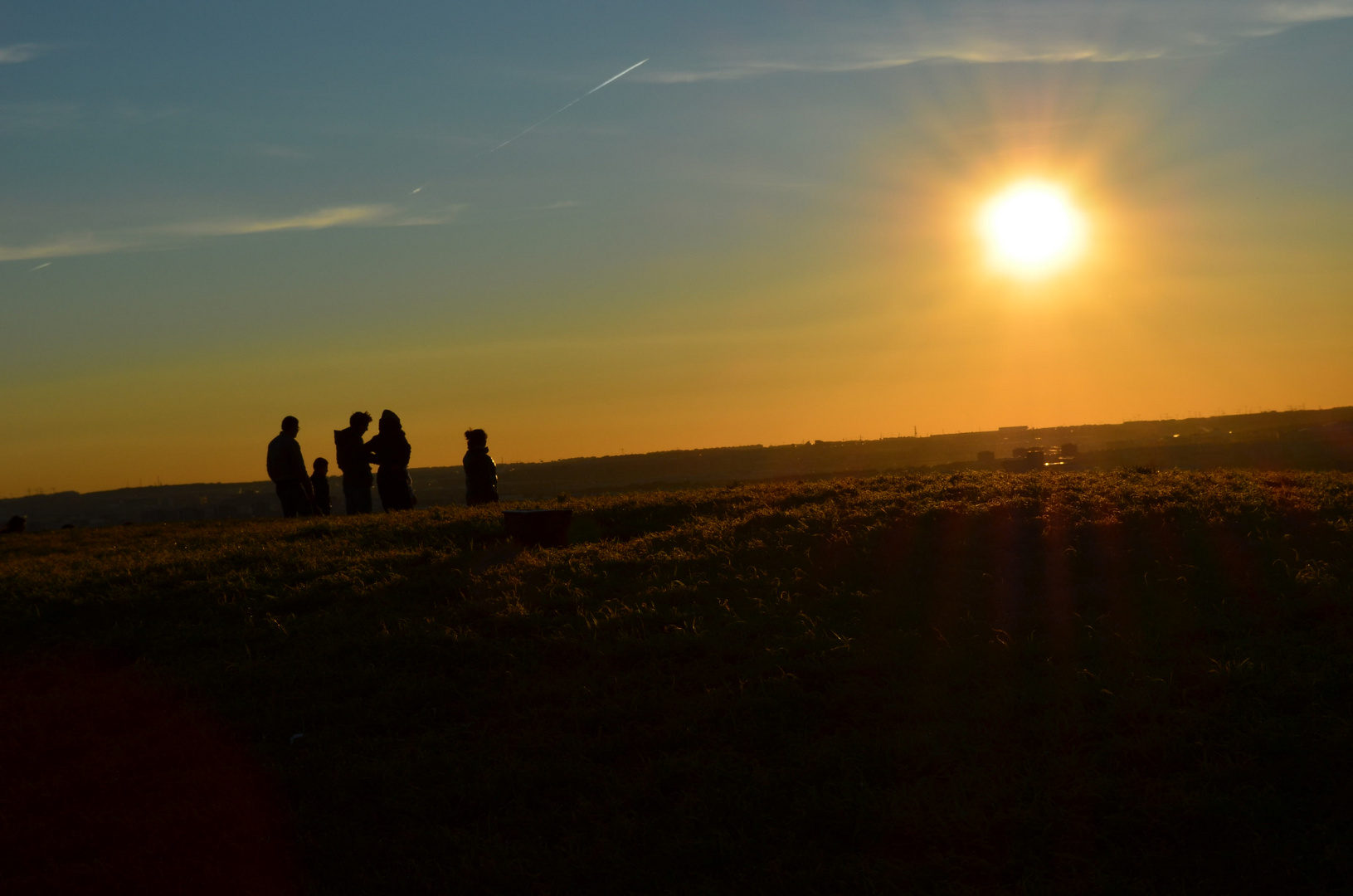 Atardecer.