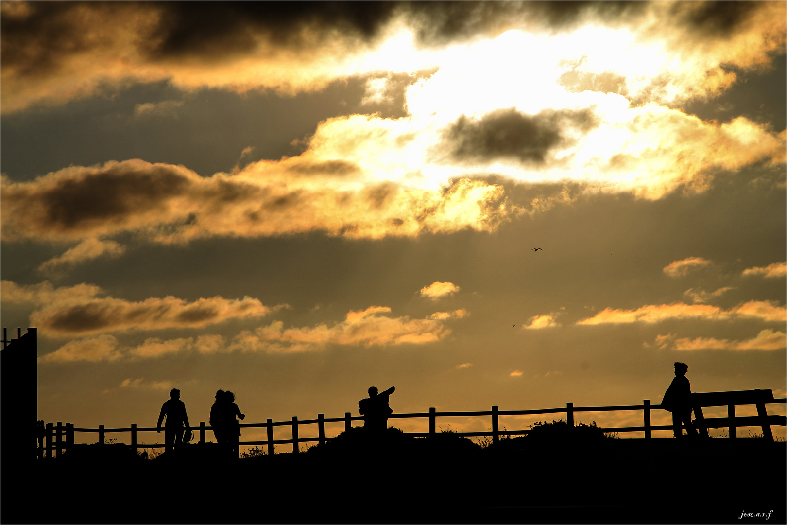 atardecer