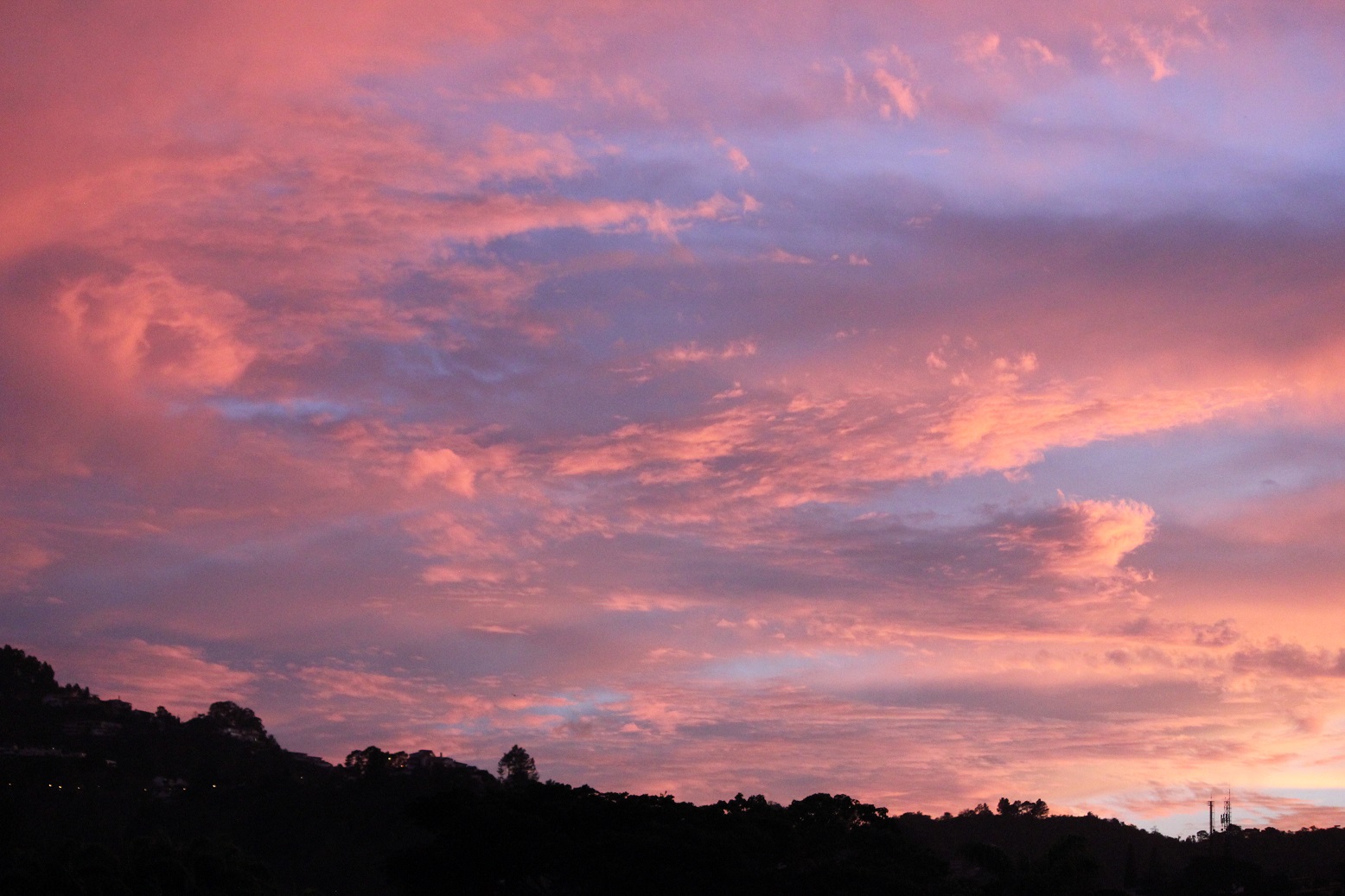 Atardecer al pastel