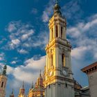 atardecer basílica del Pilar, Zaragoza