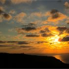 atardecer cabo peñas asturias