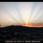 Atardecer con vistas al Tibidabo