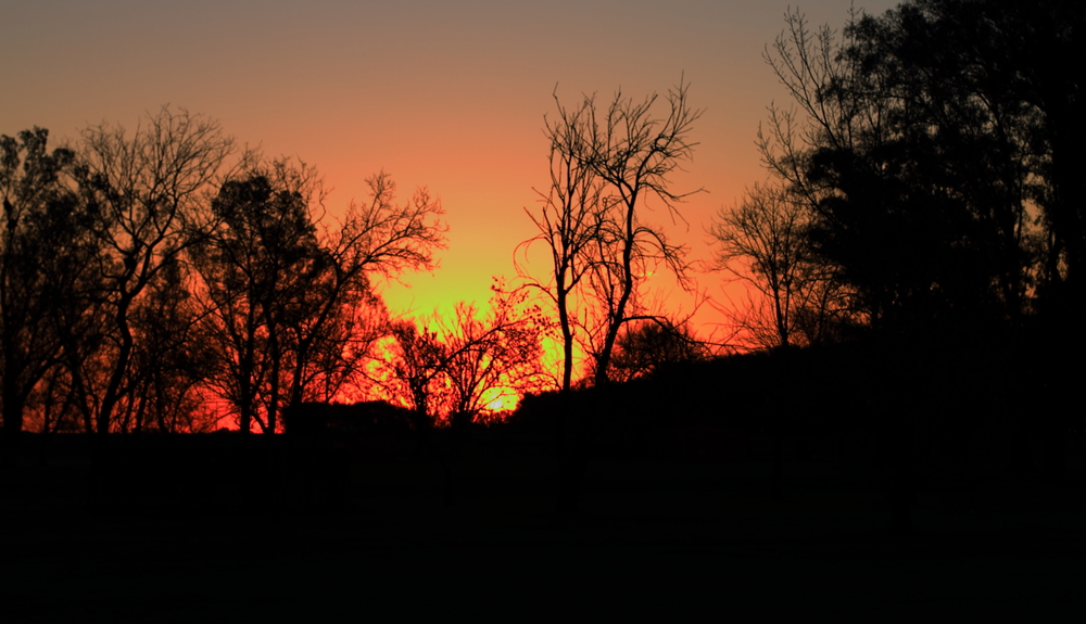 Atardecer de fuego