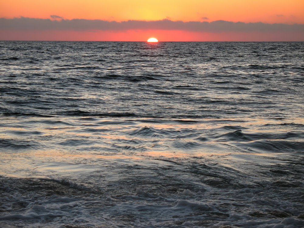 Atardecer de oro y plata