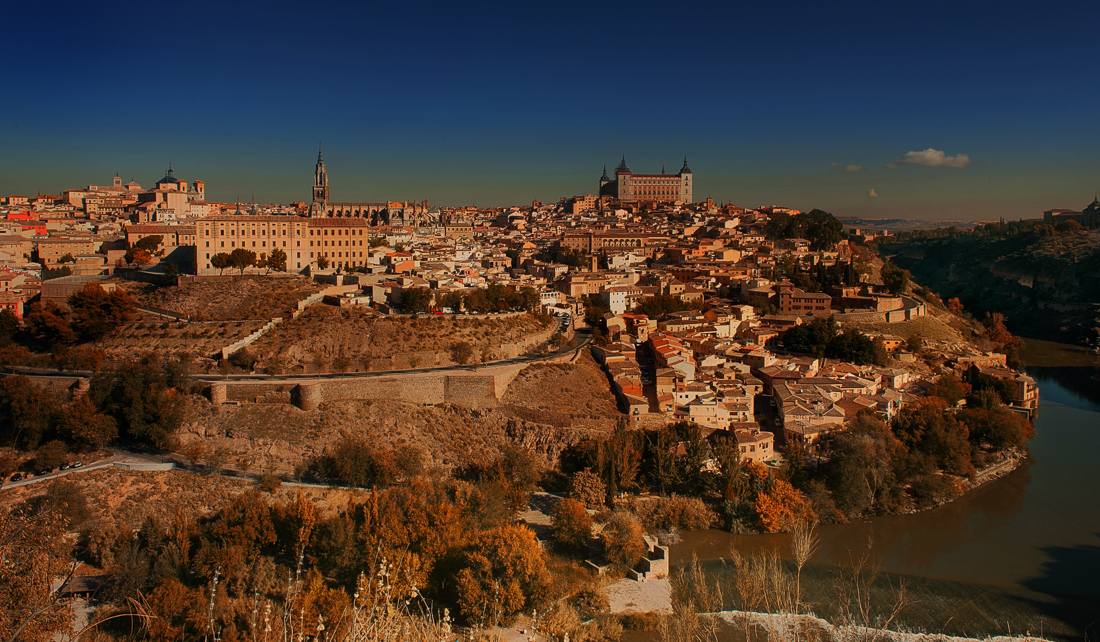 "Atardecer de otoño en Toledo"