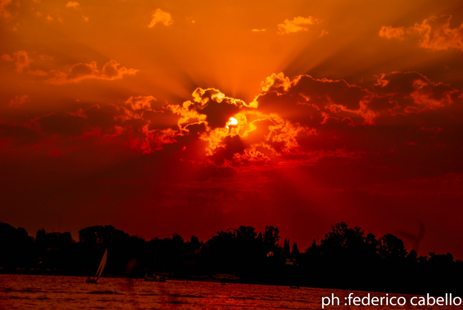 atardecer del parana