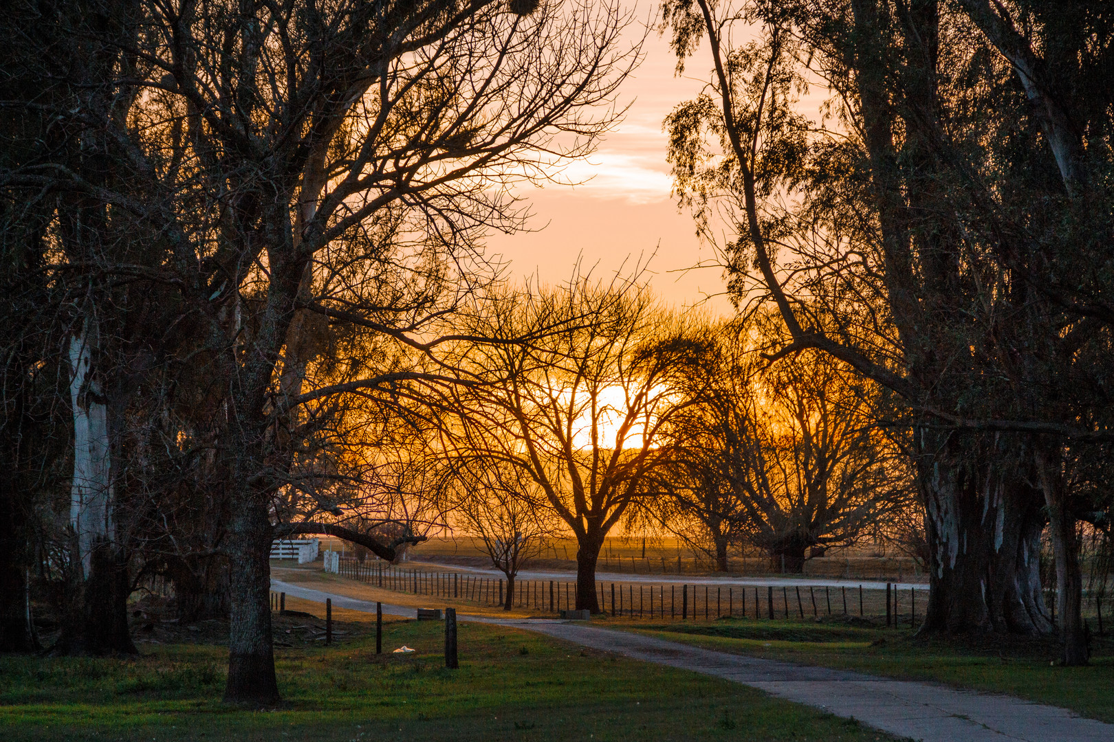 Atardecer del primer día de Invierno