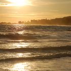 atardecer des de la playa de la vila