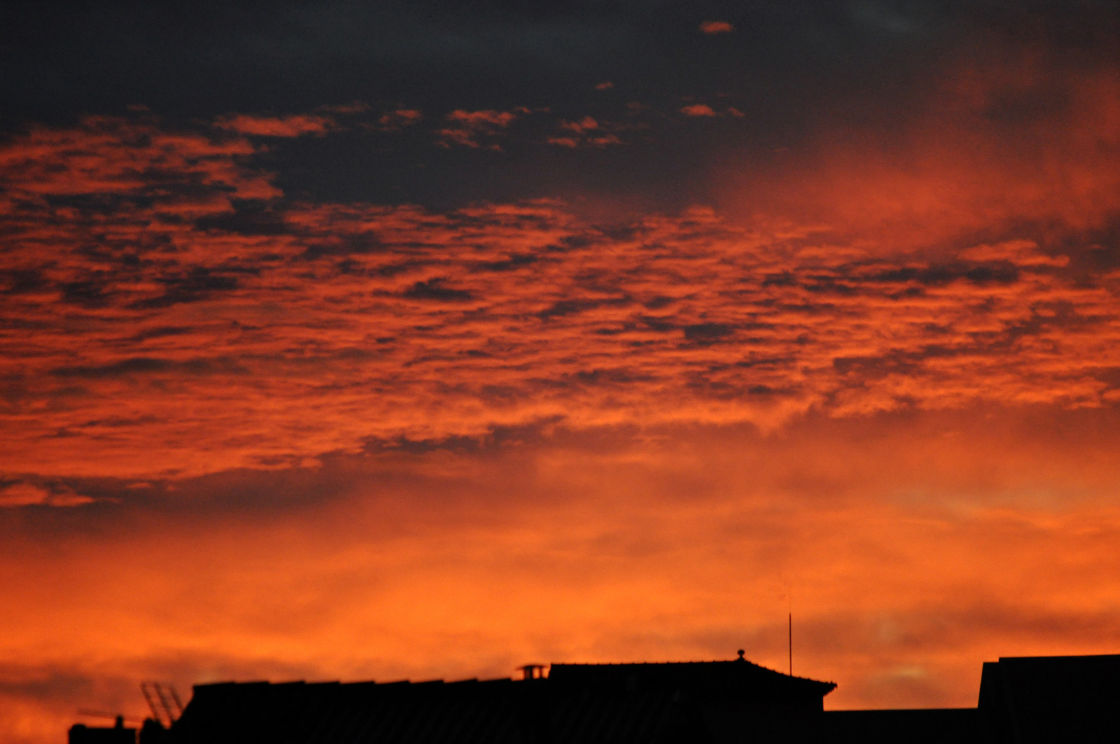 atardecer desde casa