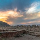 atardecer desde el castillo de Ponferrada