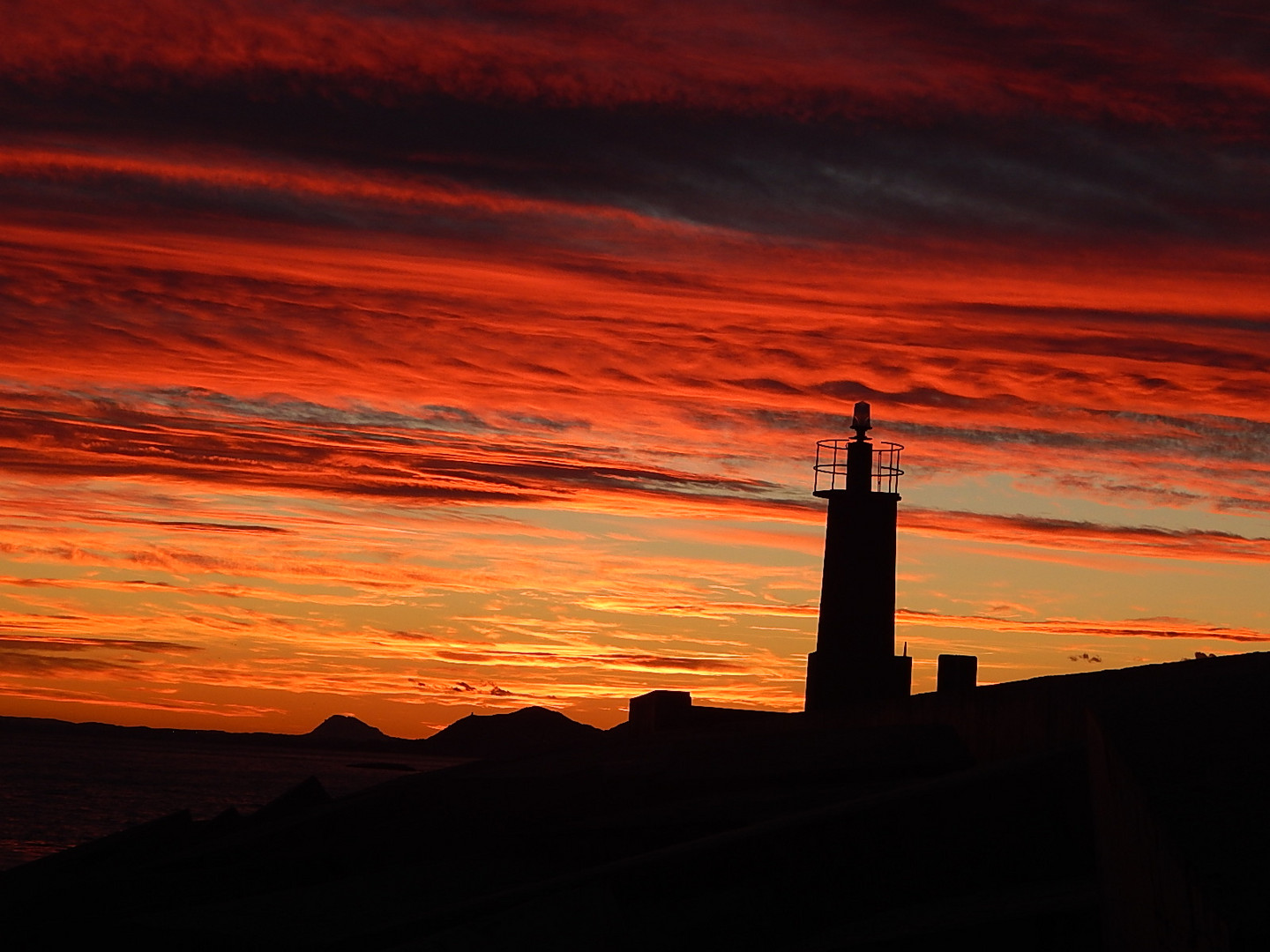 Atardecer desde el paraíso.