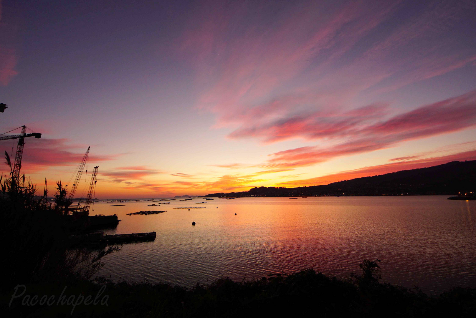 Atardecer desde Meira