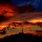 ATARDECER DESDE MI BALCON DE BARCELONA, 