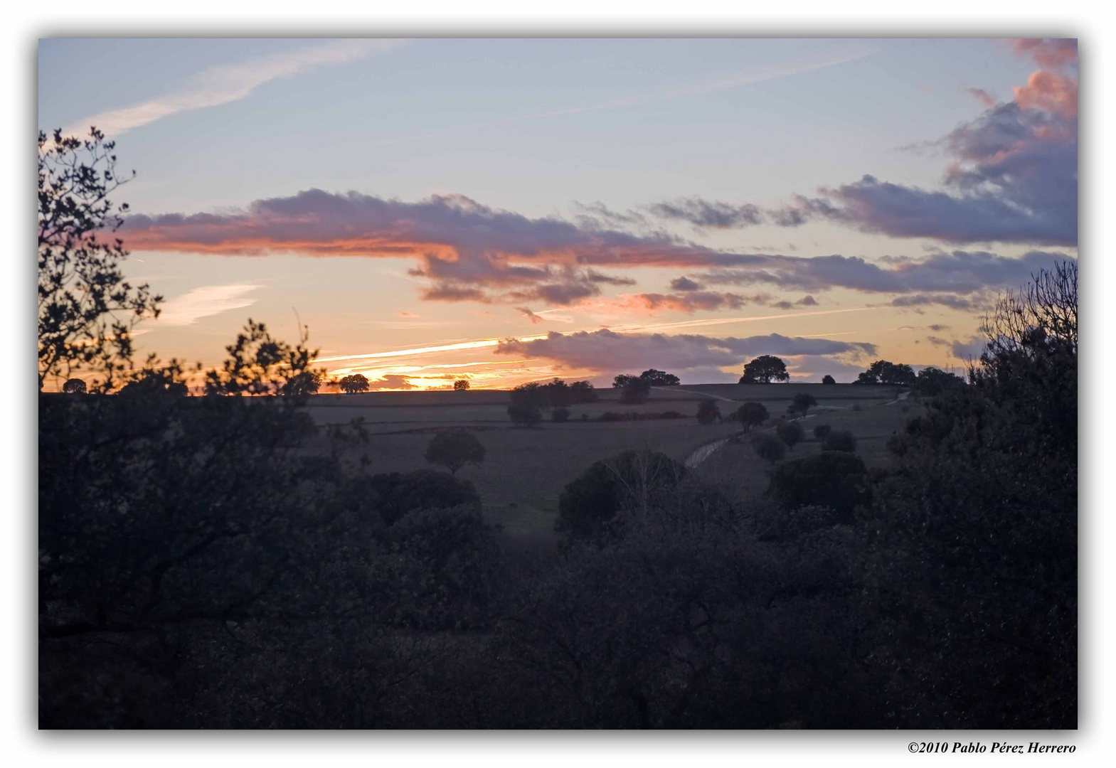 Atardecer desde mi casa