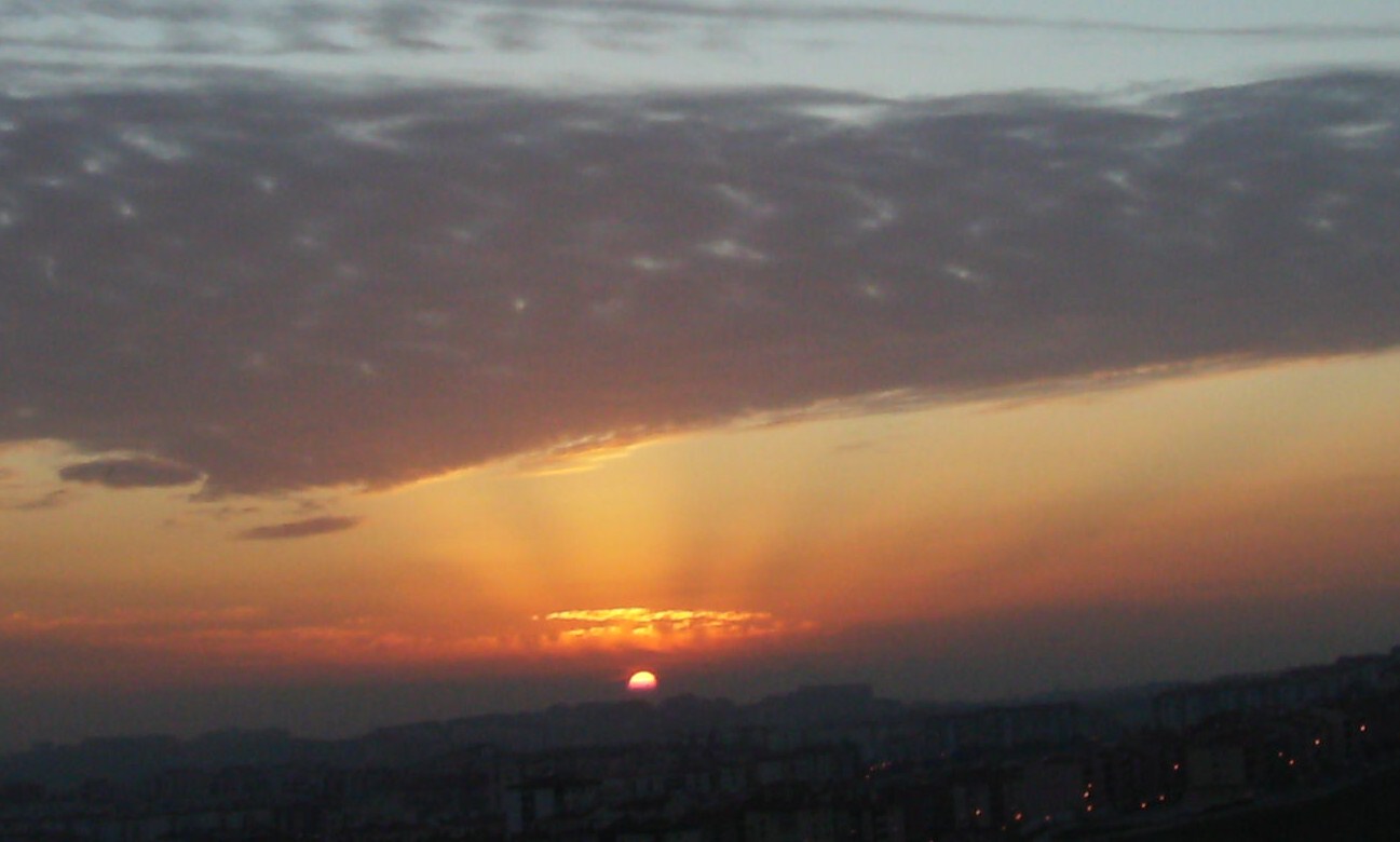 Atardecer (Desde mi ventana)