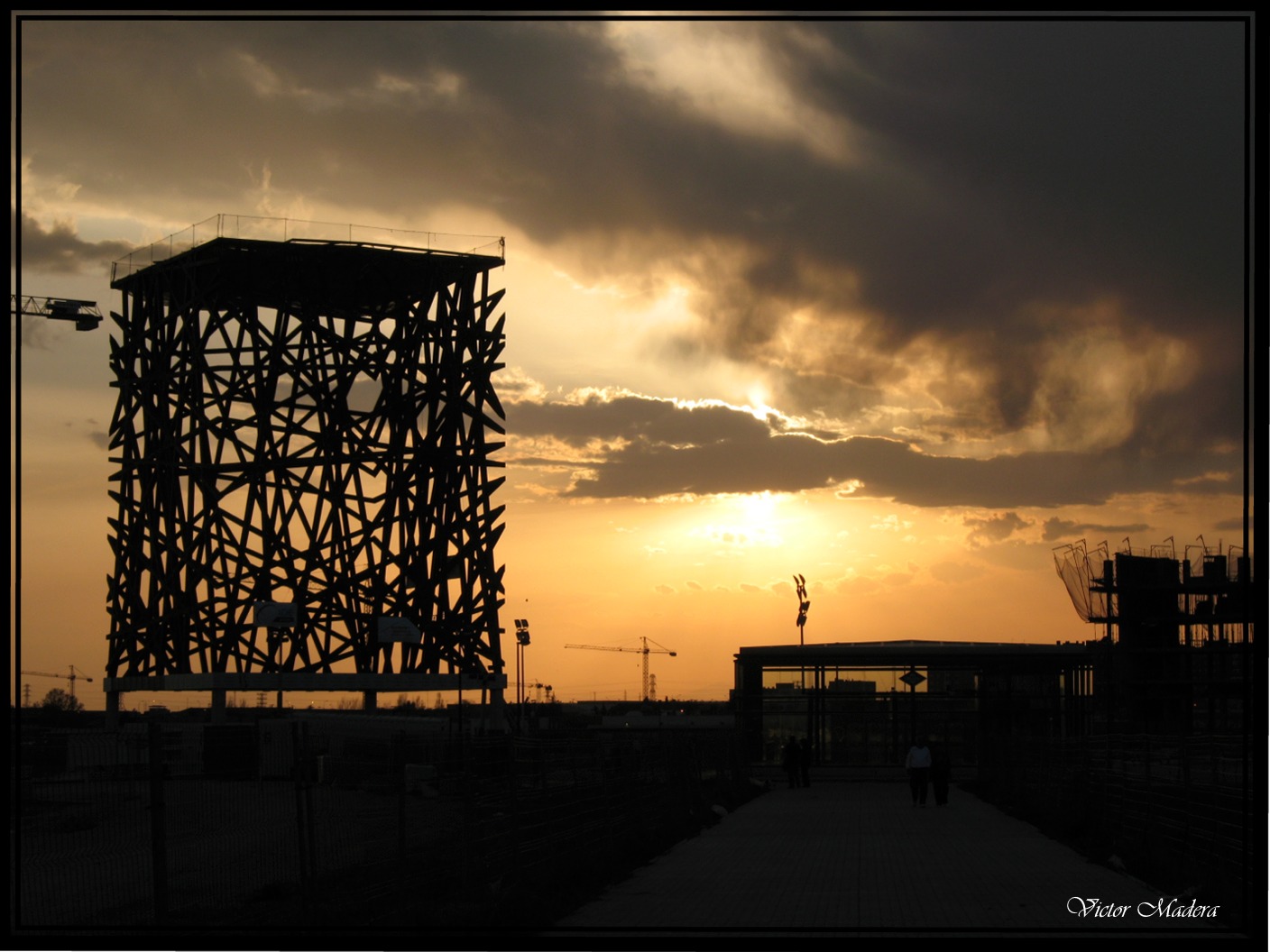 atardecer en abstracto