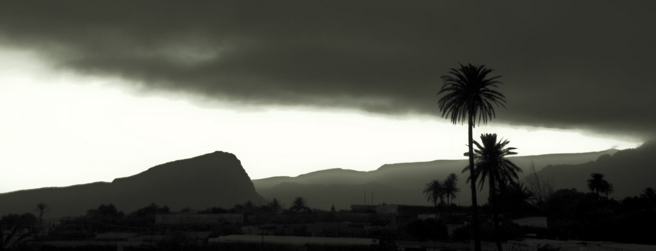 Atardecer en Agüimes