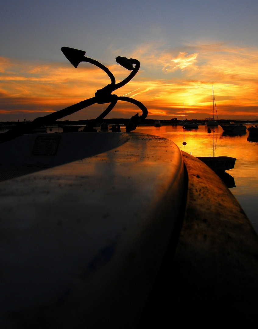 Atardecer en Alvor.