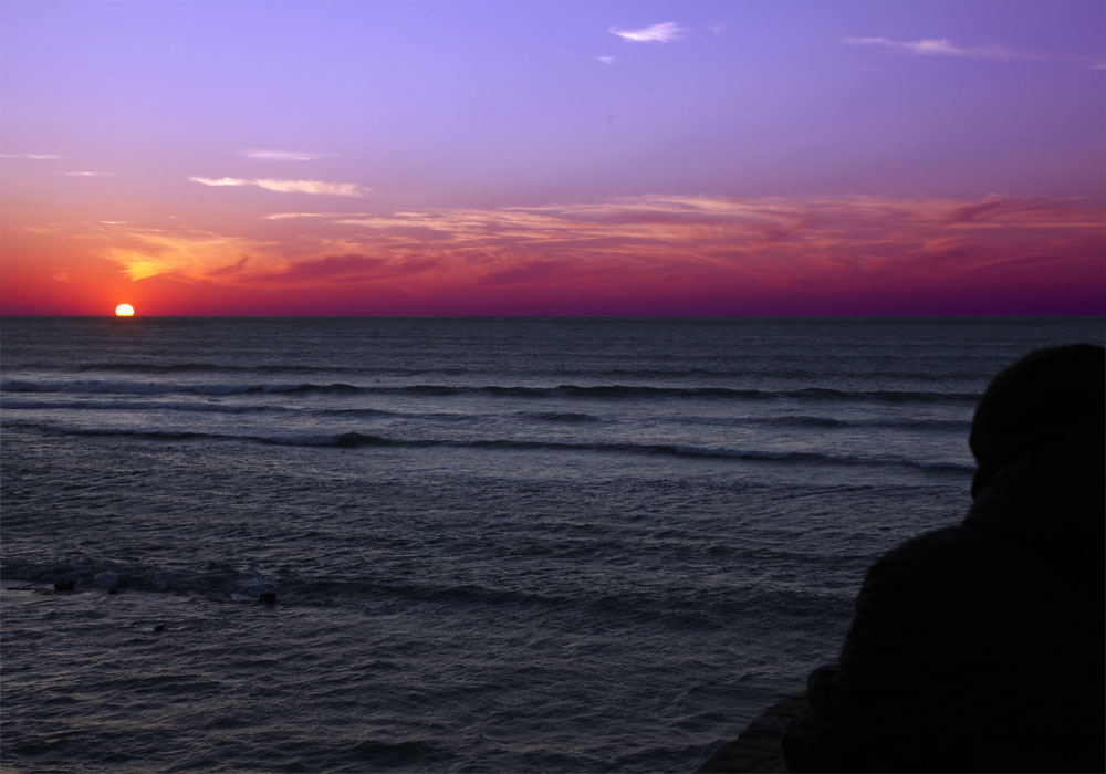 Atardecer en Asilah, Marruecos.