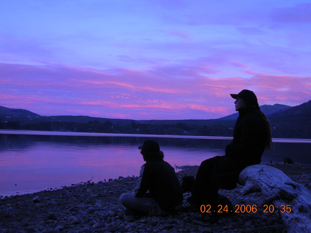 Atardecer en Bariloche