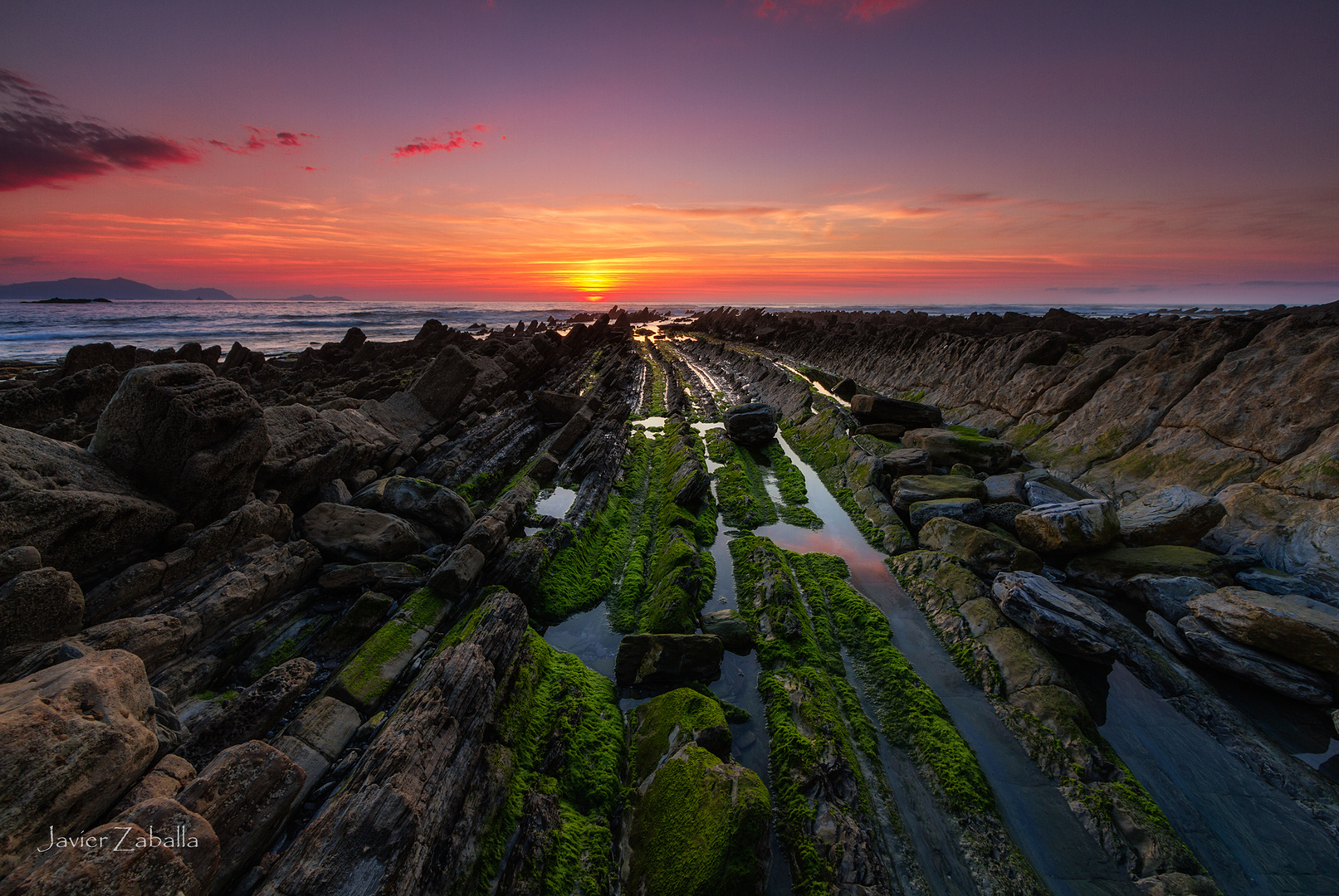 Atardecer en Barrika- El final de un bonito día-