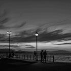 Atardecer en blanco y negro