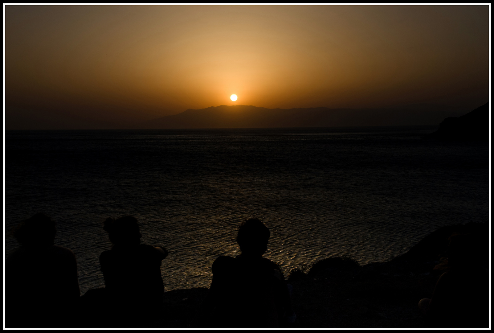 Atardecer en cabo de gata