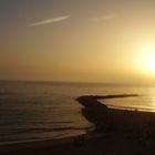 Atardecer en Cádiz. Playa de la Victoria.