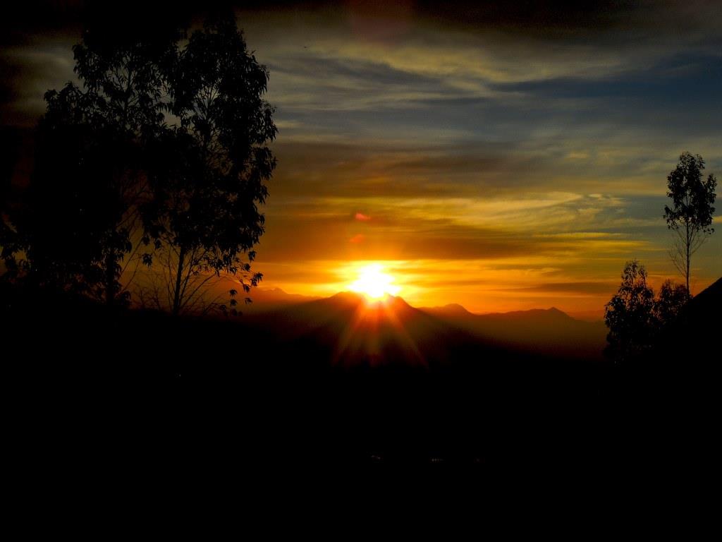 Atardecer en Cajamarca