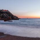 Atardecer en Cala Cortina