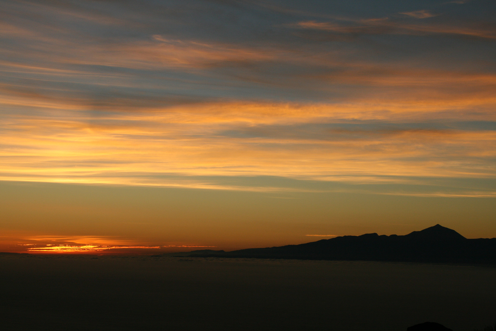 Atardecer en Canarias