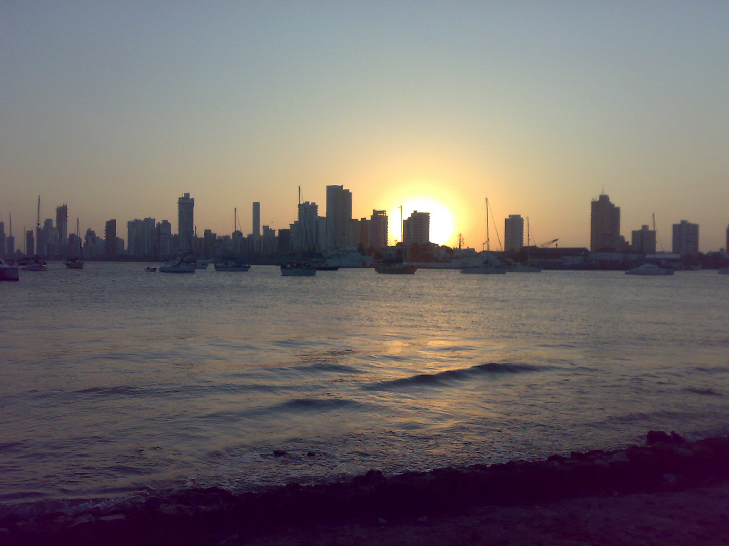 ATARDECER EN CARTAGENA