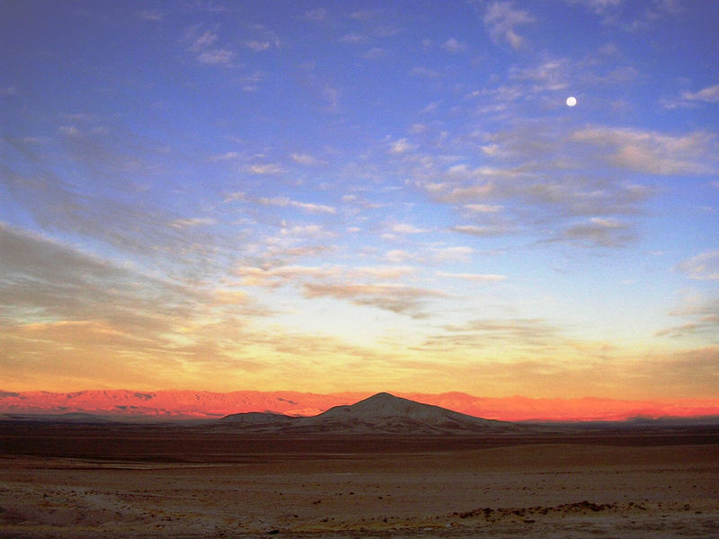 Atardecer en Copiapo