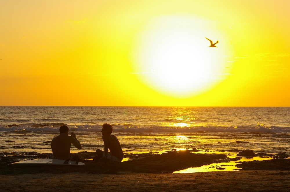 atardecer en Costa Rica