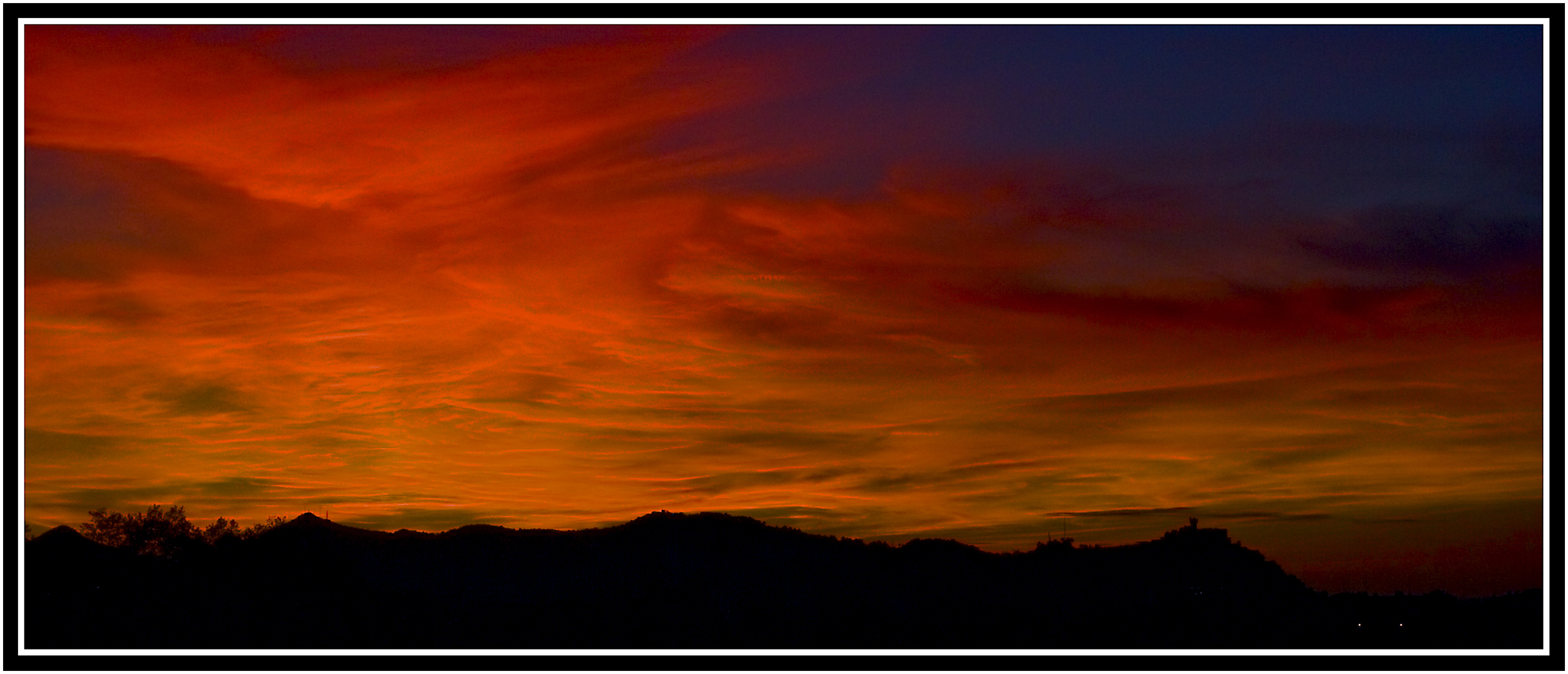 atardecer en donostia