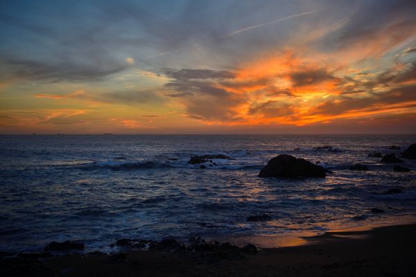 Atardecer en el Atlántico, Sonnenuntergang im Atlantik, Sunset in the Atlantic